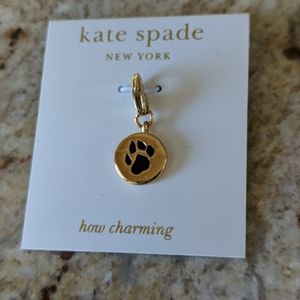 Kate Spade Paw Print "how charming" Charm
